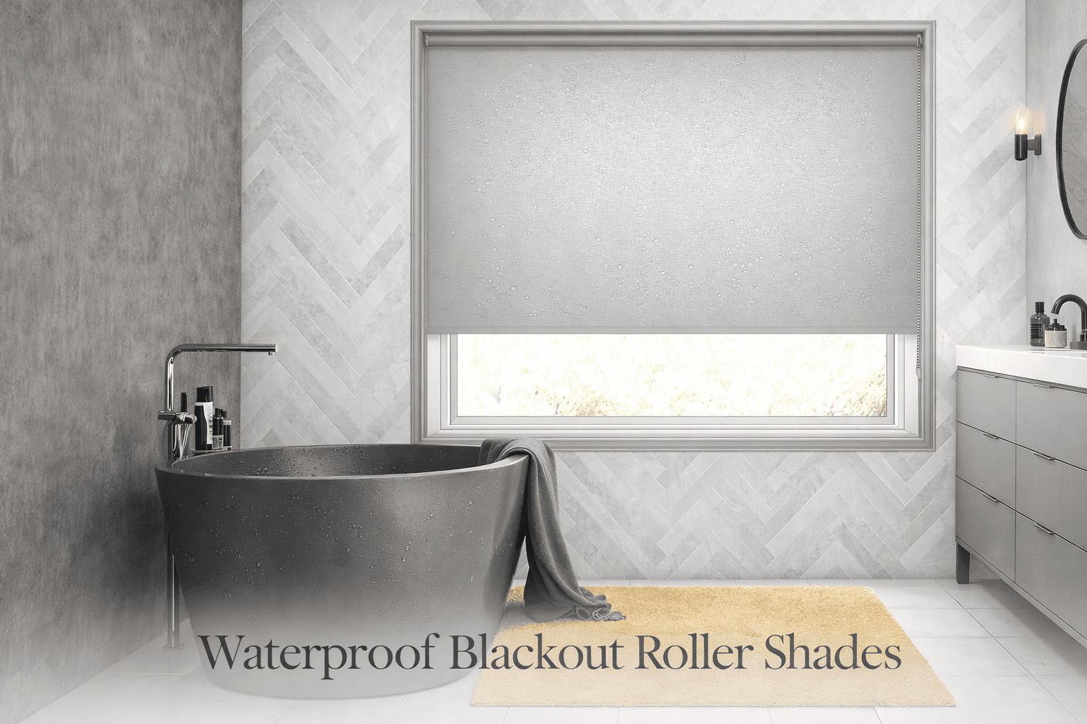 Waterproof Blackout roller Shades